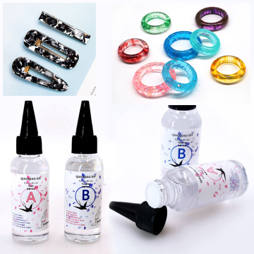 1 Set Adhesive AB 1:1 Crystal Glue Mixed Hardener Accessories Tool Jewelry Making DIY Resin Epoxy Clear Solvent Resistance