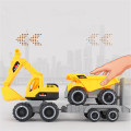 1Pcs Baby Classic Simulation Engineering Car Toy Excavator Model Tractor Toy Dump Truck Model Toy Vehicles Mini Gift for Boy