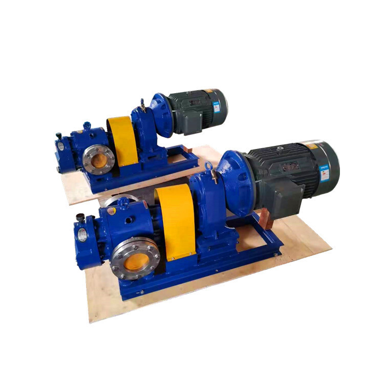 Roots oil pump High viscosity liquid transfer pump Insulated rotor pump Belt connection11