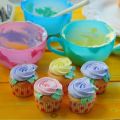 Cream Bean Mixing Bowl Dessert Pastry Cupcake Butter Mixture Cup Color Matching Cake Decor