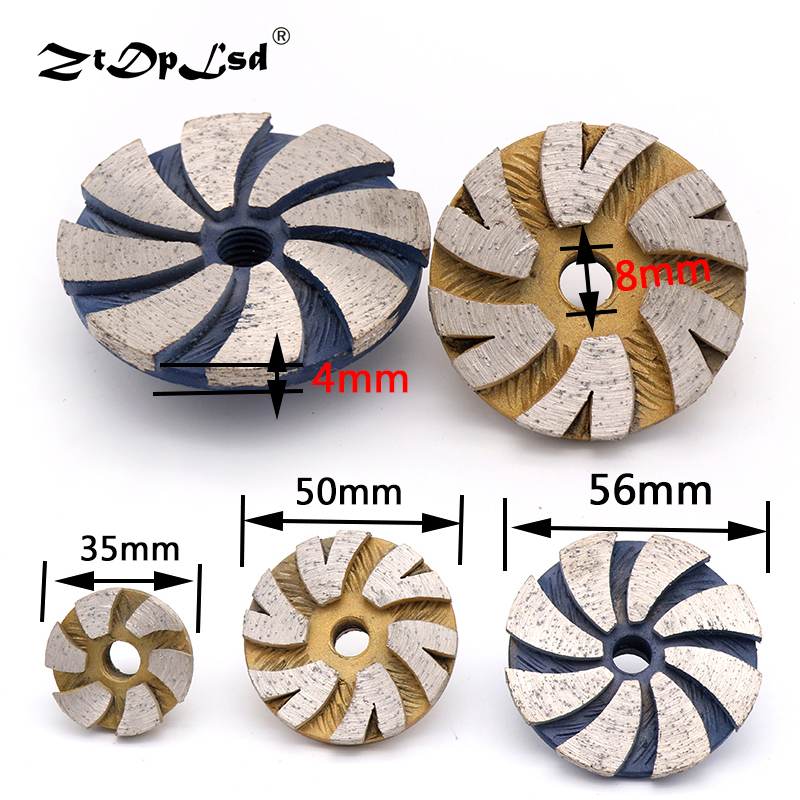 1PCS 35/50/60MM Diamond Dry Grinding Wheel Disc Bowl Shape Concrete Masonry Granite Marble Stone Angle Grinder Dedicated Tools