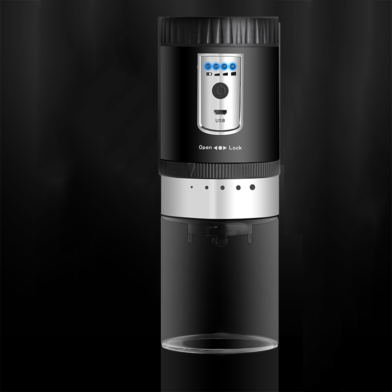 USB Car electric grinder portable Coffee bean grinder household grind powder small fresh grind dry grinder five gear adjustment