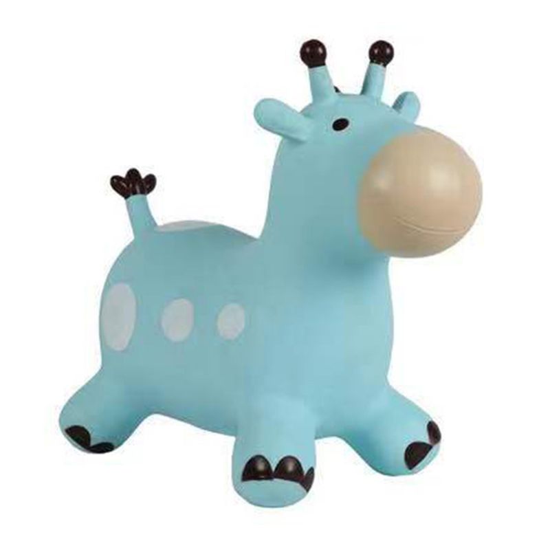Inflatable Jumping Giraffe Inpany Bouncy Giraffe Hopper Bouncing Animal Toys for Kids Toddlers