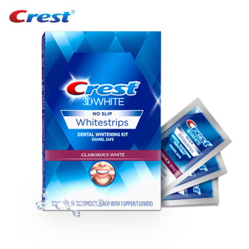 3D White Whitestrips Glamorous White Teeth Whitening Kit Enamel Safe No Slip Strips 14 Days Visibly Whiter Tooth 7/14 Treatment