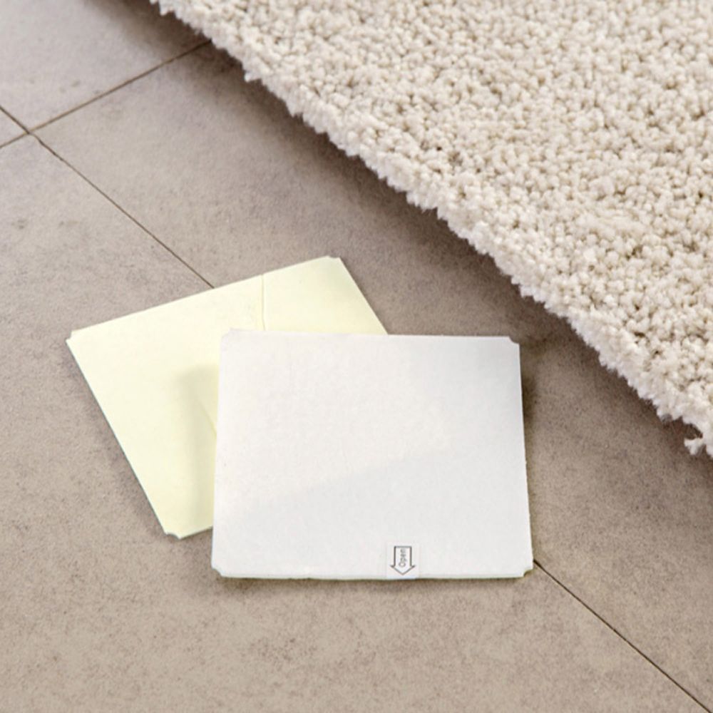 4Pcs Non-woven Adhesive Anti-slip Carpet Gripper Double-sided Mat Sticker Floor Tape Home Bathroom Toilet Floor Accessories
