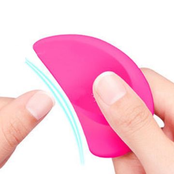 1Pc 2019Hot Professional Nail Files Half Moon Curved Nail Art Care Tool Candy Color Nail File Buffer Block Manicure Tool