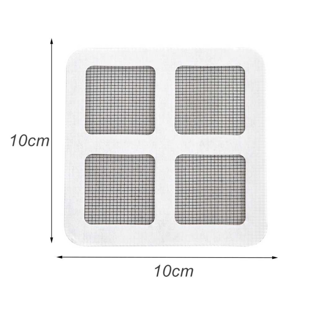 3PCS Anti-mosquito Mesh Sticky Wires Patches Summer Window Mosquito Netting Patch Repairing Broken Holes on Screen Window Door