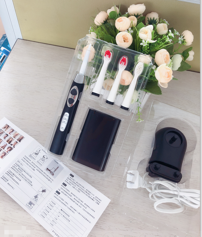 Rechargeable Electric Toothbrush Sonic For Adult Couples with 3 Toothbrush heads SG952