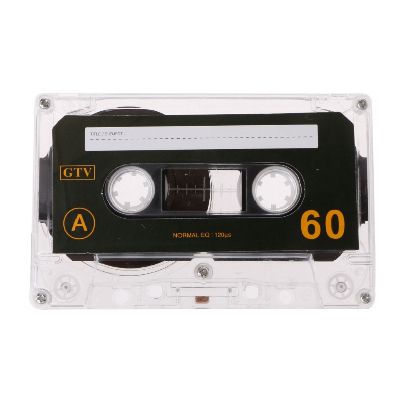 ANENG Standard Cassette Blank Tape Player Empty Tape With 60 Minutes Magnetic Audio Tape Recording For Speech Music Recording