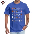 Latest The Animal Alphabet Pulp Fiction Short Grandpa T-Shirt Fall O Neck Pure Cotton T Shirt for Men T-shirts Leisure