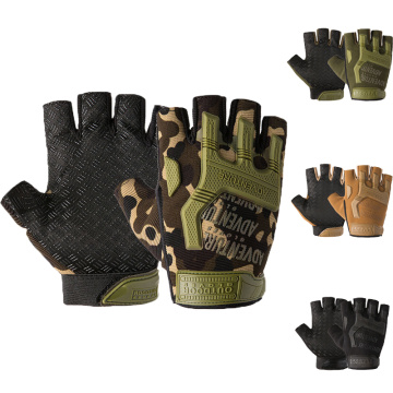 Outdoor Tactical Half Finger Gloves Men Women Anti-slip Hunting Hiking Gloves Durable Airsoft Paintball Camping Combat Glove