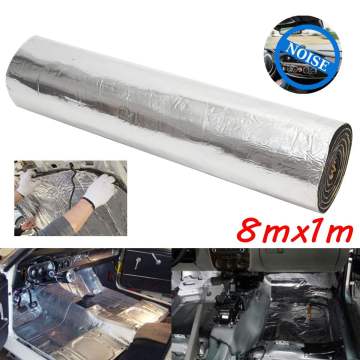 1M x 8M 5mm Car Truck Firewall Heat Sound Deadener Insulation Mat Noise Insulation Wool Car Heat Sound Thermal Proofing Pad