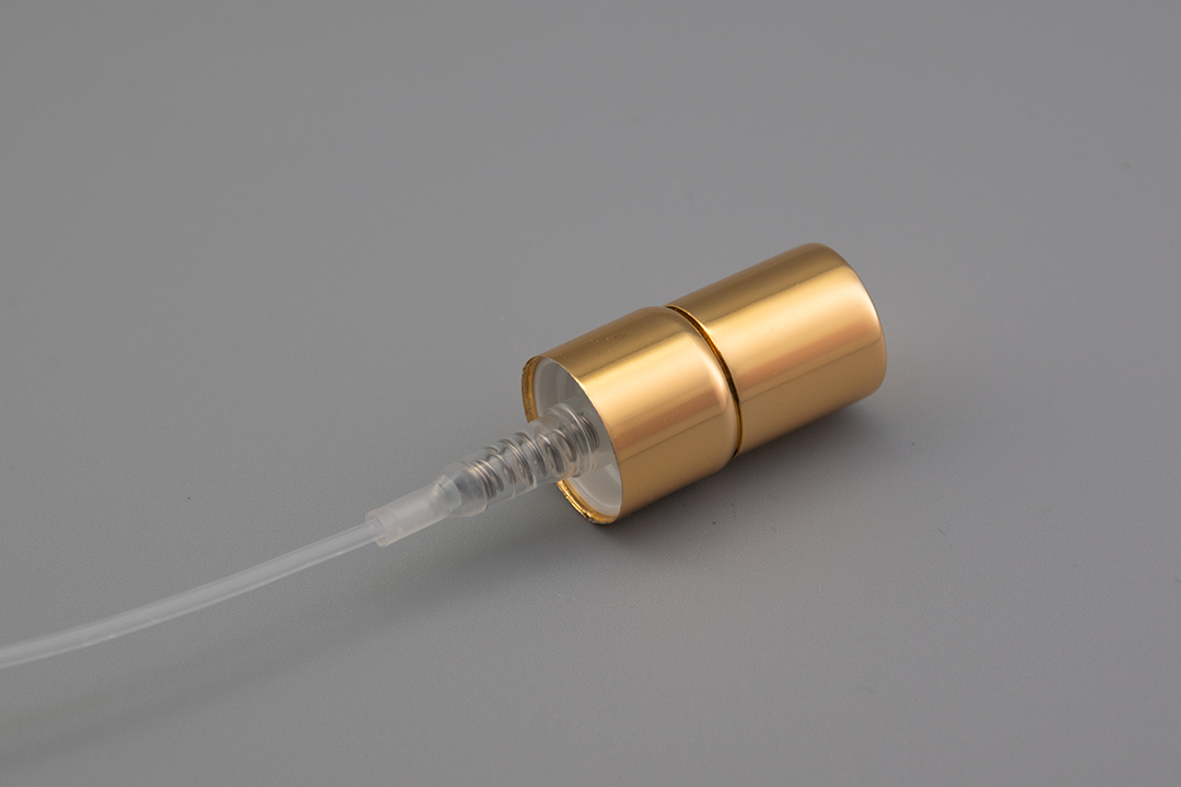 12/410 Shiny Gold Aluminum Fine Mist Sprayer