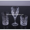 Engraved Crystal Drinking Glass Goblet And Tumbler
