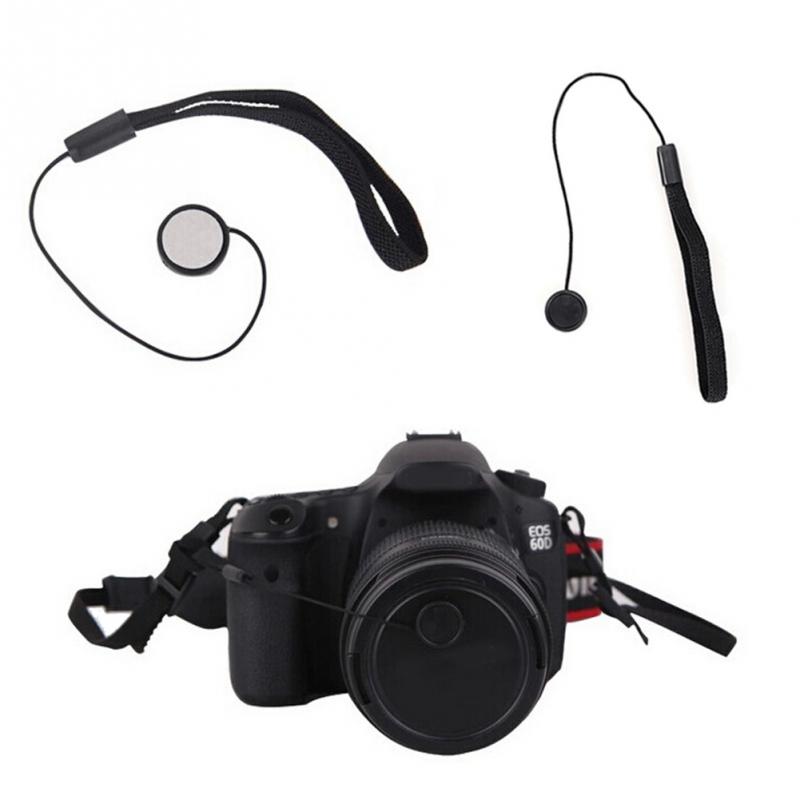 5pcs Lens Cover Cap Keeper Holder Rope Hanging Cord Anti-Lost Lens Cover Rope For DSLR SLR Camera Easy Install