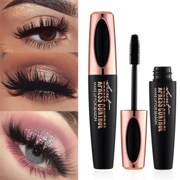 Macfee 4D Silk Fiber EyeLashe Makeup Waterproof Silicone Brush Head Mascara Lengthening Thicker Mascara