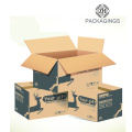 Eco-friendly brown corrugated paper carton box