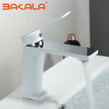 BAKALA Basin Faucet Bathroom Sink Faucet Single Handle Hole Golden Faucet Basin Taps Deck Vintage Wash Hot Cold Mixer Tap Crane