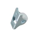 New White Rail Fixed Casters Small One-Way Wheel Furniture Plastic Directional Wheel Hardware Accessories qyh