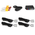 Car Rover Parking Sensor Kit Parking Detector Reversing Radar Buzzer with 4 Sensors Black Silver Gray White