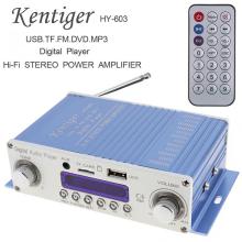 Kentiger DC 12V HI-FI Digital FM Radio Audio Player Car Amplifier FM Radio Stereo Player Support SD / USB / DVD / MP3 Input