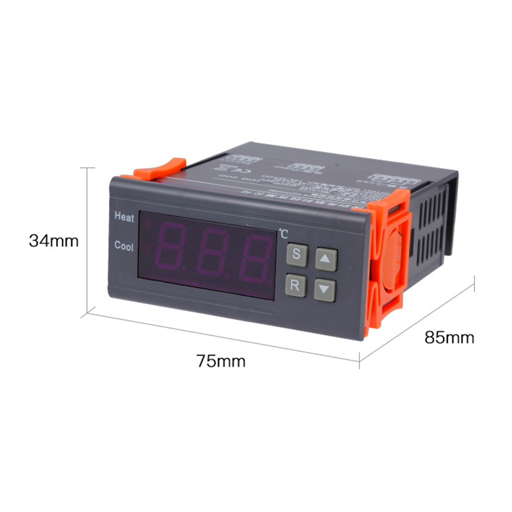 MH1210B AC220V Digital Thermostat Electronic Temperature Control Table Refrigeration Heating Controller Thermal Regulator