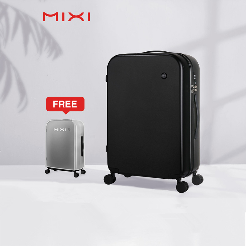 Mixi Patent Design Travel Suitcase Men Women Trolley Case PC Rolling Luggage Spinner Wheels TSA Lock Free Cover