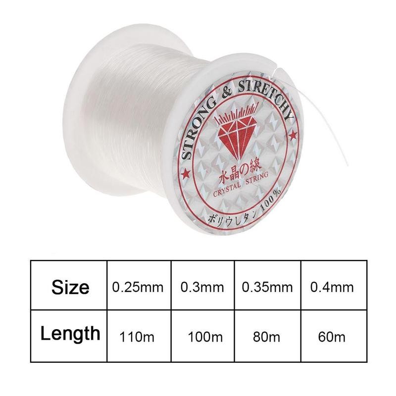 1 Pcs Strong Nylon Fishing Line high quality White 0.25/0.3/0.35/0.4mm Fishing Rope 110m/100m/80m/60m