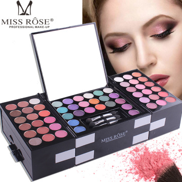 Miss Rose professional makeup set eyeshadow palette waterproof long lasting Foldable shimmer matte eyeshadow with mirror MS132