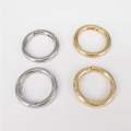 5Pcs/Lot 3.5*0.5cm Zinc Metal Key Ring Round Clasps Key Hook for DIY Key Chains Doll Pendants Jewelry Making Accessories Keyring