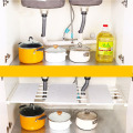 35cm width Retractable Closet Organizer Shelf Adjustable Kitchen Cabinet Storage Holder Cupboard Rack Wardrobe Organizer Shelf