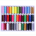 39Pcs Mixed Colors 100% Polyester Yarn Sewing Thread Roll Machine Hand Embroidery 200 Yard Each Spool For Home Sewing Kit