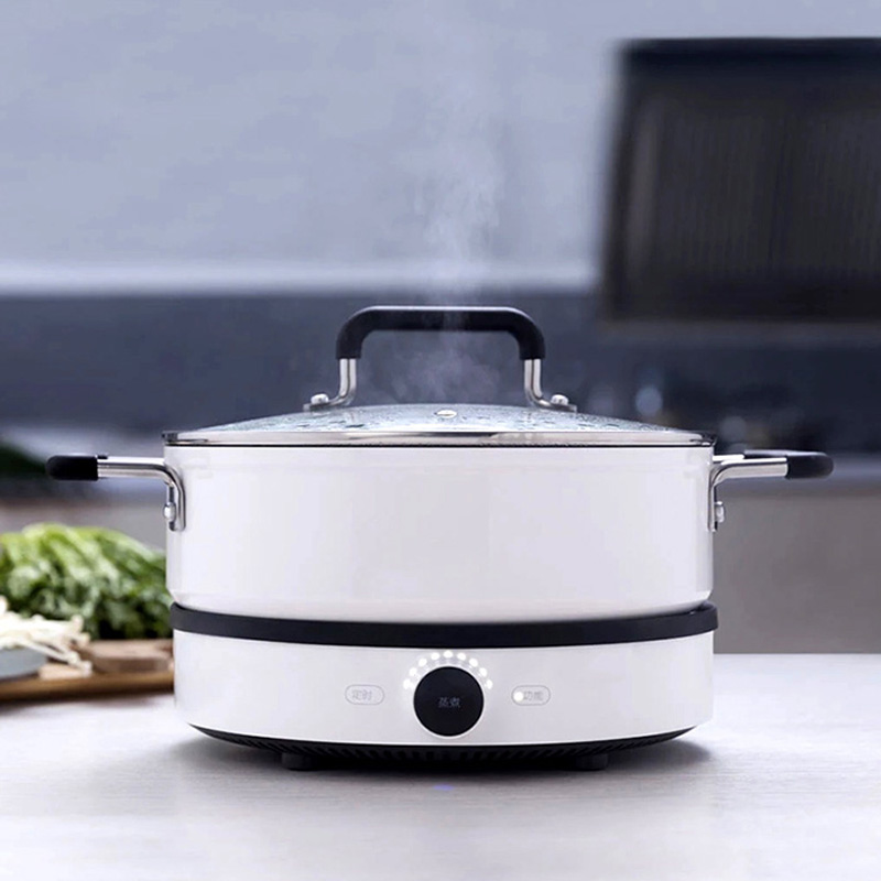 Xiaomi Mijia induction cookers 4L Non-Stick Stockpot Dishwasher Safe Aluminum Covered Soup Pot Heats Fast Evenly