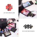 RECUTMS Explosion Box DIY Scrapbooking Set Handmade Photo Album,Gift Box with 6 Faces for Christmas Gift Wedding Memory Book