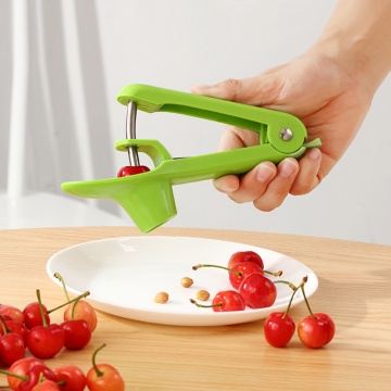 Handheld Cherry Olive Pitter Core Seed Removal Squeeze Grip Go Nuclear Device Fruit Core Remover Kitchen Fruit Vegetable Tool
