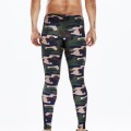 Camo Running Tights Men Compression Pants Mens Leggings Sport Workout Yoga Training Leggins Sportswear Tight Trousers For Man