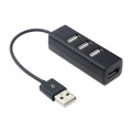 4-Port Splitter Hub Adapter Mini USB 2.0 Hi-Speed Adapter For PC Computer For PC Computer Accessories JA3