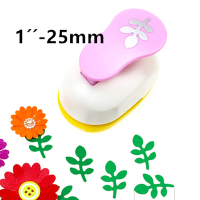Free Shipping Leaves shaped craft punch leaf paper cutter eva foam scrapbooking greeting card decoration foliage hole puncher