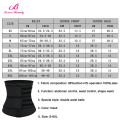 Women Latex Removable Double Starps Waist Trainer Trimmer Belt Body Shaper Cincher Slimming Belt High Compression Abdomen Belt