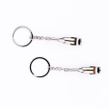 New 1 pcs Unique Mini Wine Bottle Shaped Keyring Bottle Openers Travel Outdoor Hiking Camping Zinc Alloy Beer Bottle Opener