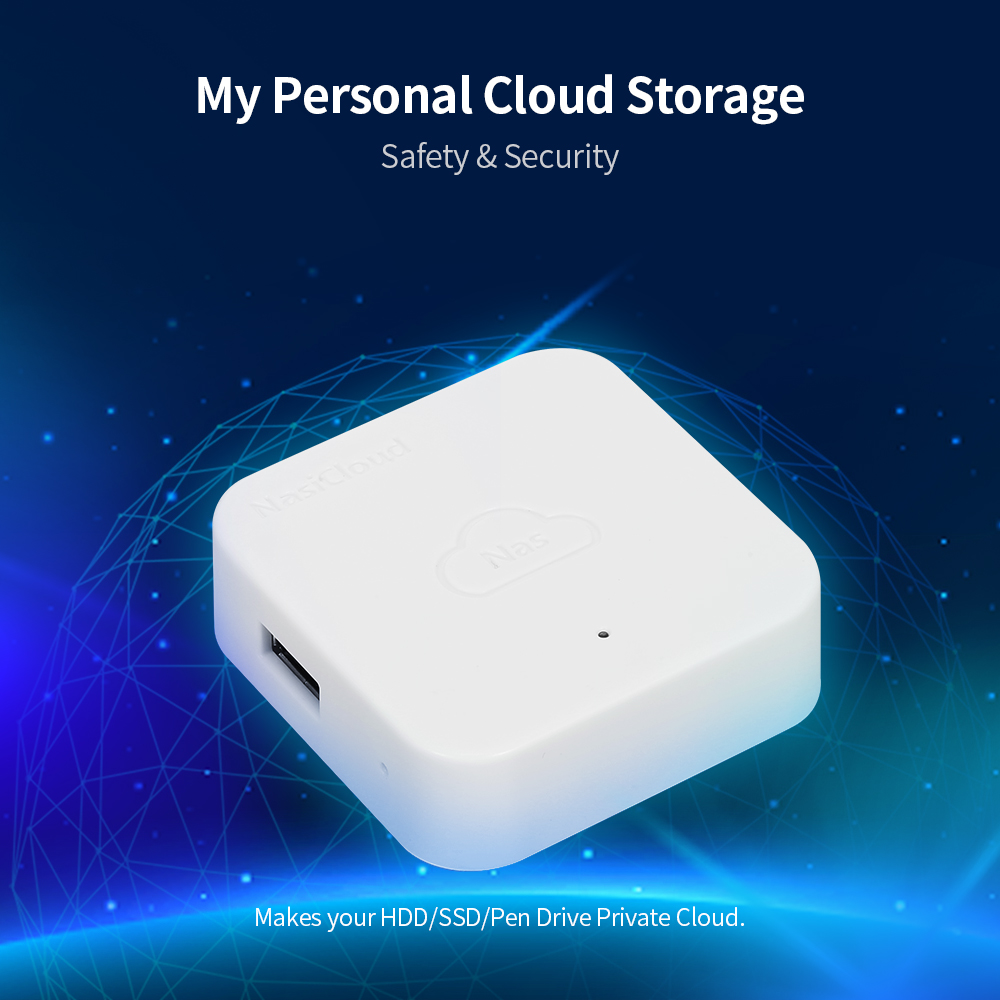 NasCloud Wi-Fi Cloud Storage A1 Hard Disk Pendrive 256MB LPDDR Private Storage Cloud Network Storage Home Pensonal Storage Cloud