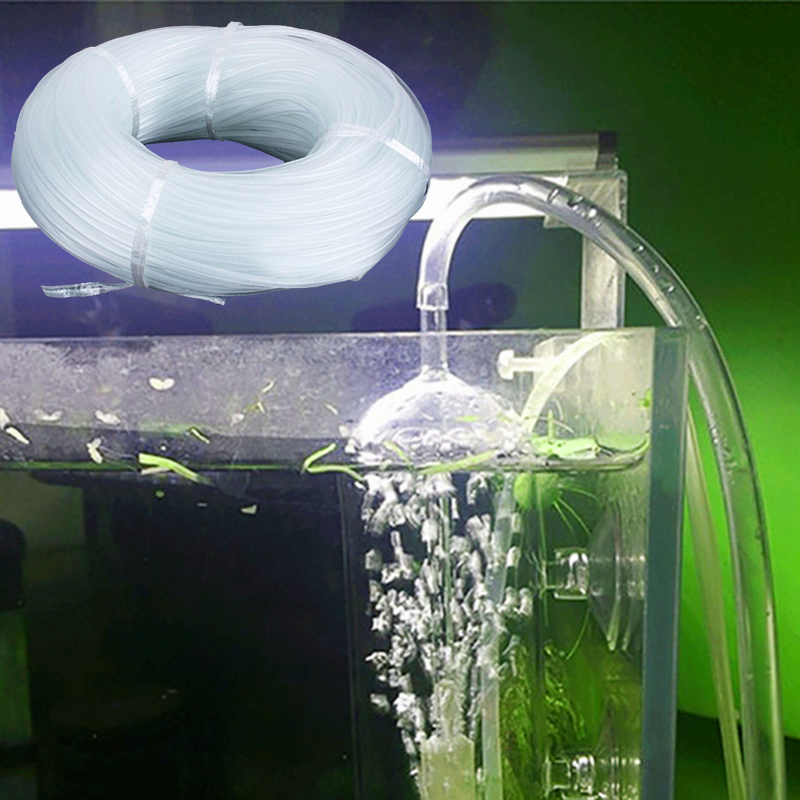 Aquarium 3m/5m Oxygen Pump Hose For Air Bubble Stone Aquarium Fish Tank Pond Pump Tube 4*6mm Aquarium Accessories dropshipping