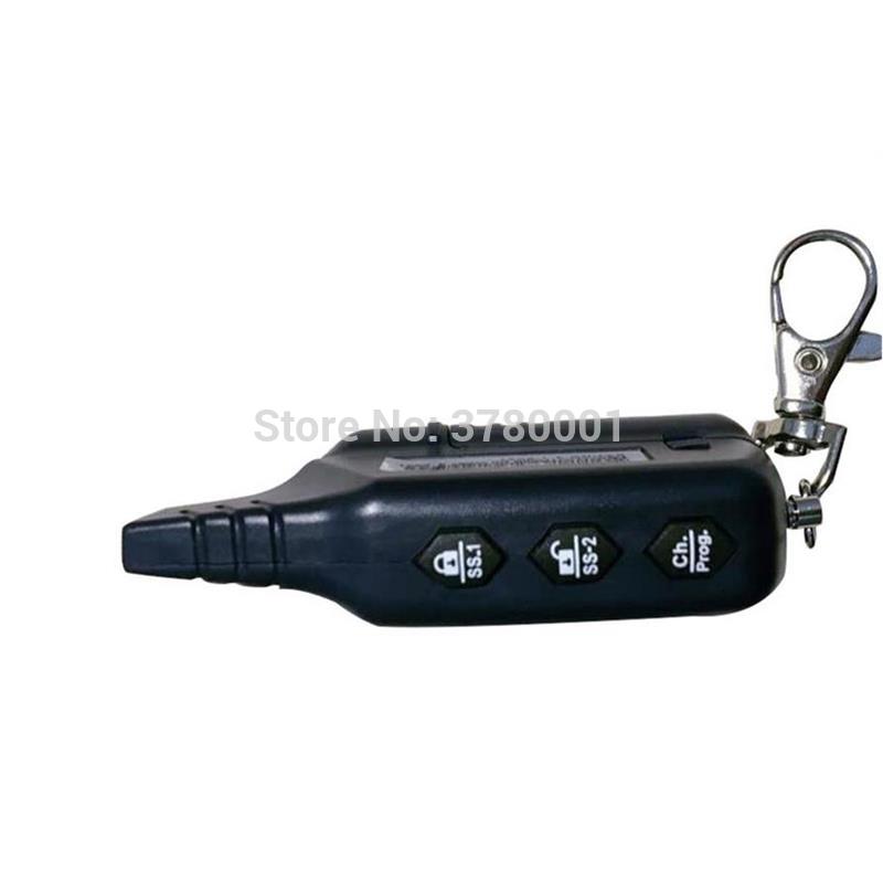 10PCS/lot Twage B6 Lcd Remote Control Key Fob keychain for 10 PCS/lot Vehicle Security Starline B6 Two Way Car Alarm System