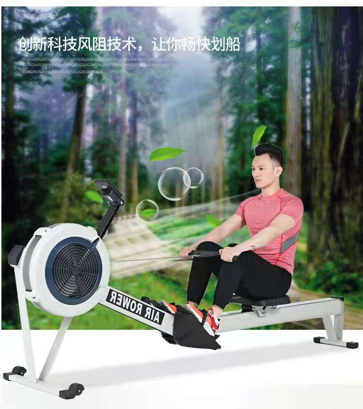 Folding Deluxe Foldable Water Rowing Machine Fitness Gym Home Cardio Body Building Rower Resistance Equipment