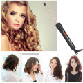 9mm Mini Portable LCD Curling Iron Ceramic Curling Wand Thin Hair Curler Hairdressing Styling Tools Unisex Small Curling Irons