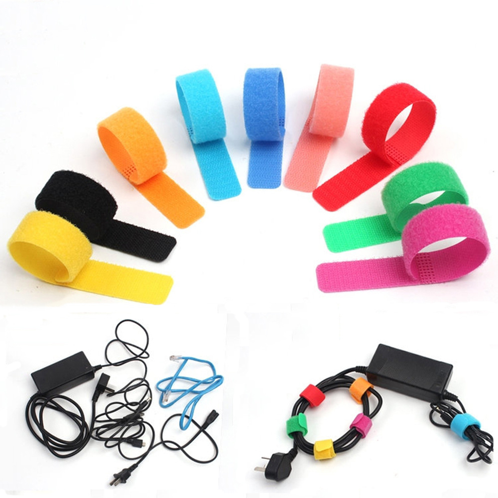 50pcs Adhesive Tape Cable Winder Wire Storage Charger Cable Wrap Cord Holder Line Fixer Stationary Organizer Desk Accessories