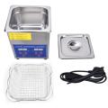 2L Digital Ultrasonic Cleaner Jewelry Glasses Cleaner Adjustable Heating Timing Cleaning Machine Ultrasonic Cleaning UK 220V