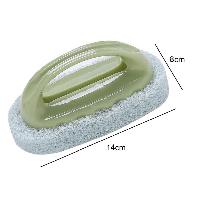 Multifunctional Magic Sponge Brush Kitchen Stove Bathtub Sink Cleaning Brush Powerful Detergent Bath Brush Kitchenware