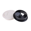 2PCS/set Grey 60mm Computer Desk Table Grommet Cable Port Wire Hole Cover Wire Hole Cover Durable