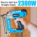 2000W/2300W Electric Nailer and Straight+Staple Gun for Frame with Staples & Nails Carpentry Woodworking Tools 220V